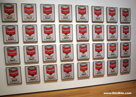 MOMA warhol tomato soup