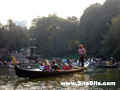 Rowing in Central Park: Gondolier