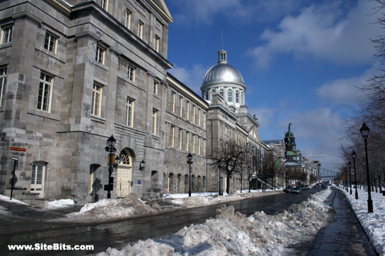 Marché Bonsecours in Winter