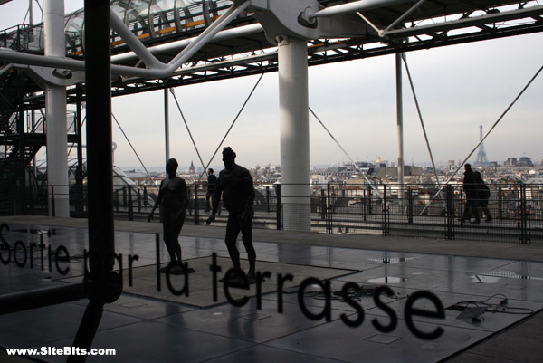 Centre Georges Pompidou: Terrace