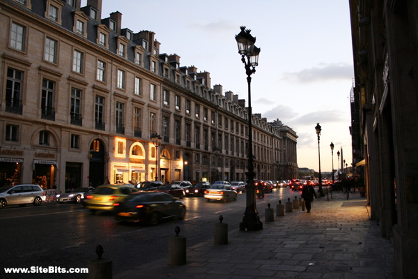 Rue Royale in the Evening