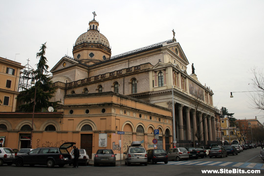 Church near Piazza dei Quiriti