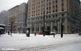 Square Victoria: Snow