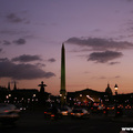Champs Elysées and Place de la Concorde. Evening.(thumb)