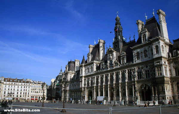 Paris City Hall (Hôtel de Ville) (4th Arrondissement) | SiteBits